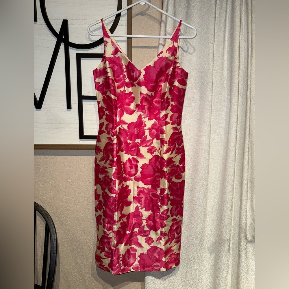 Ann Taylor Pink Floral Dress 2